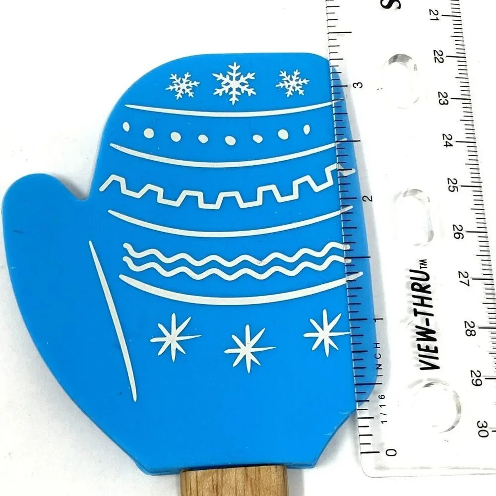 Target Christmas Figural Mitten Spatula Blue Wondershop™ Silicone Baking